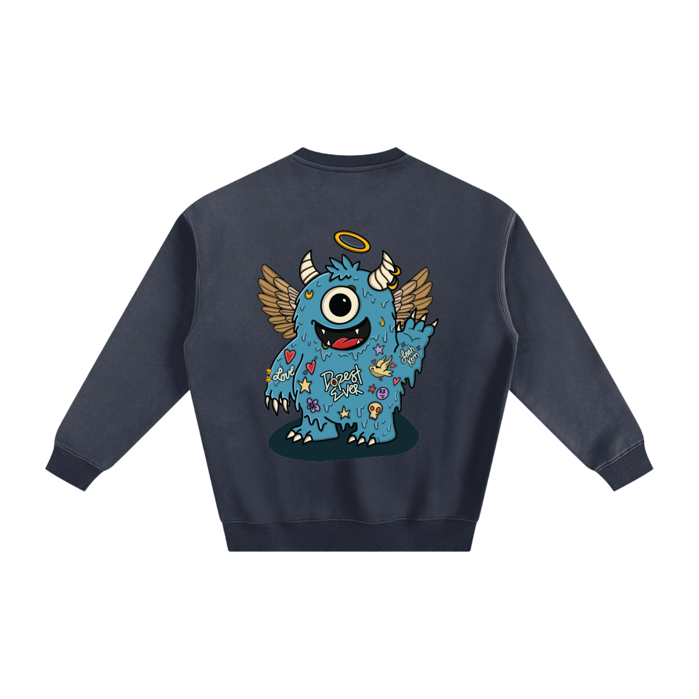 Freak Wave Fleeced Sweatshirt