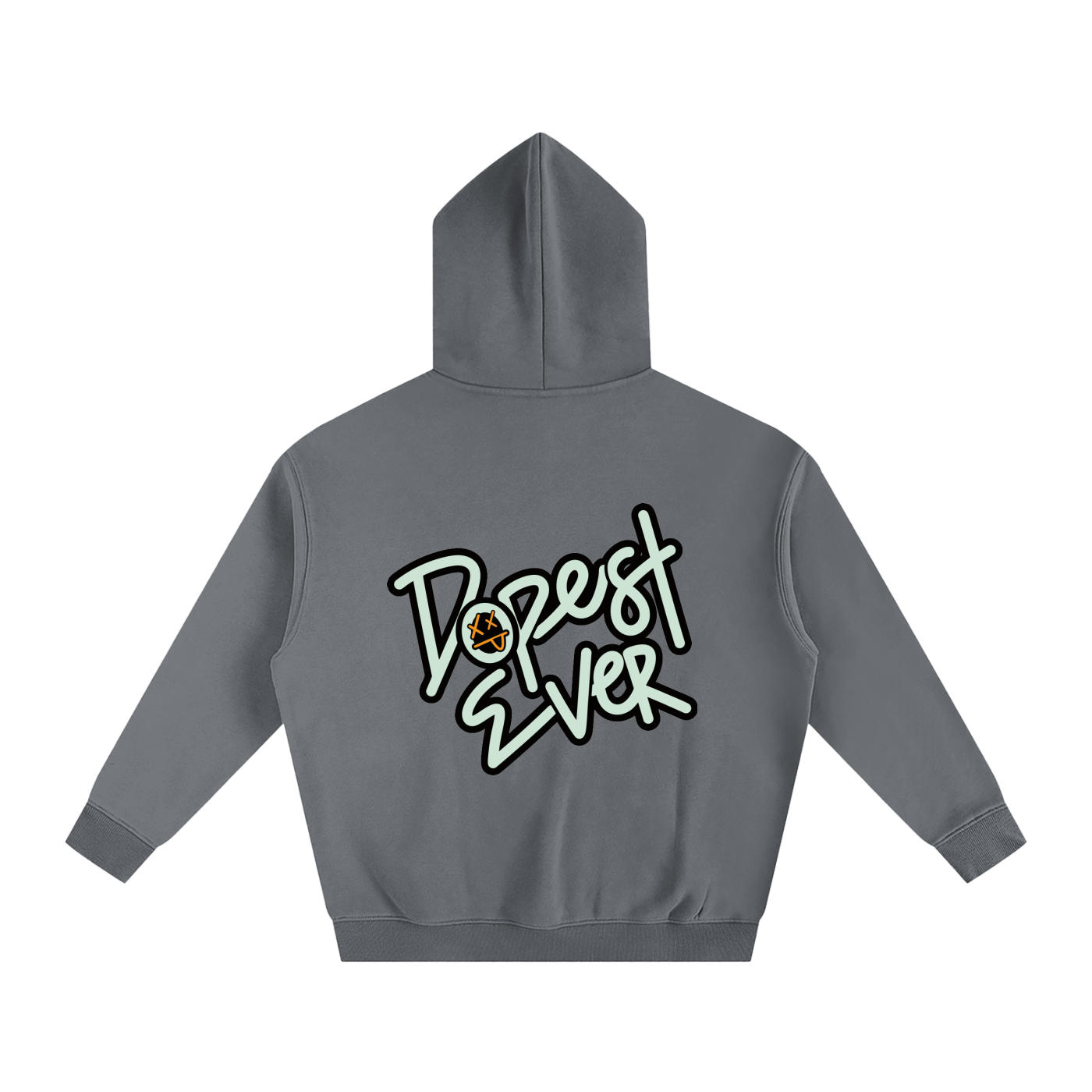 'Dopest Ever' Oversize Fleeced Hoodie