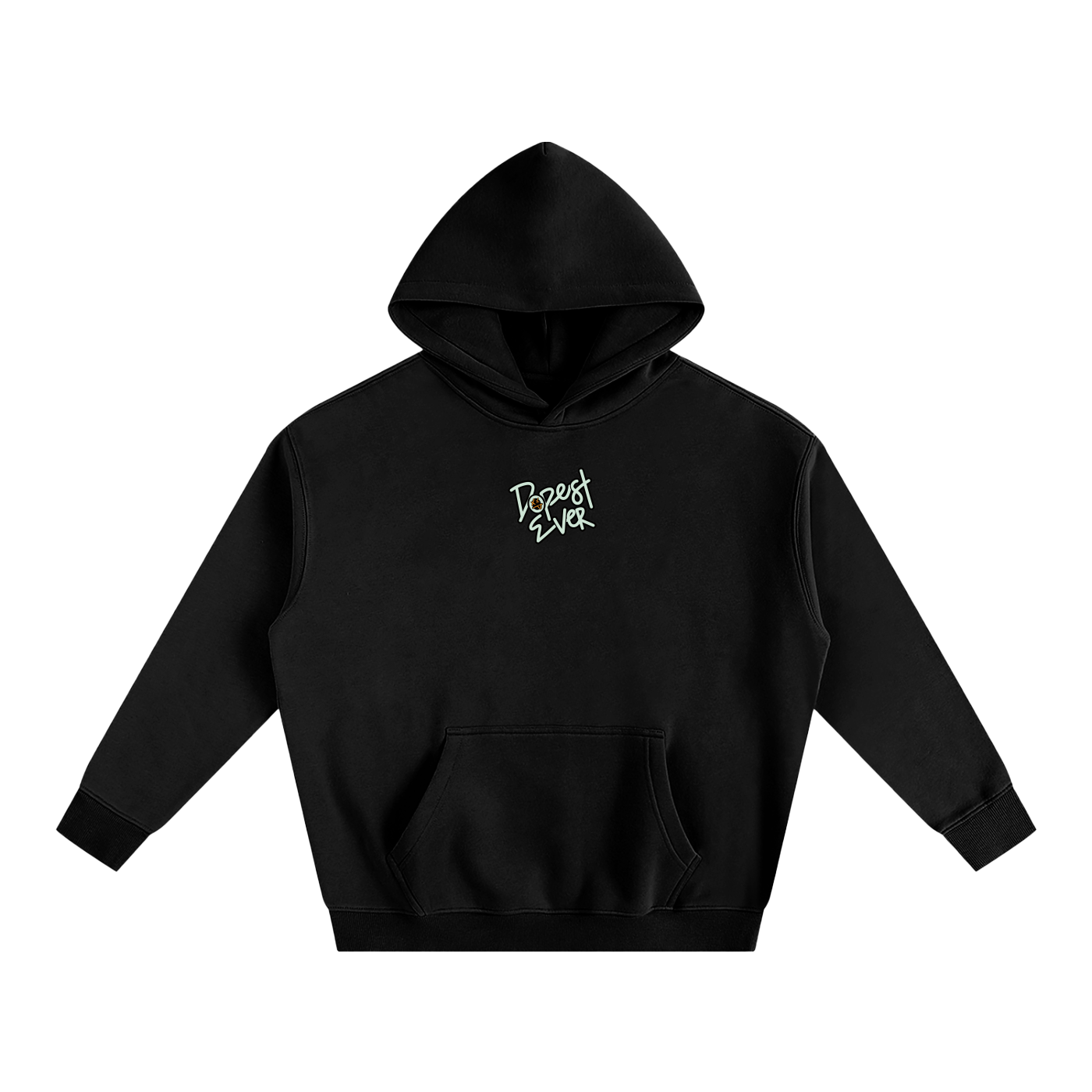'Dopest Ever' Oversize Fleeced Hoodie