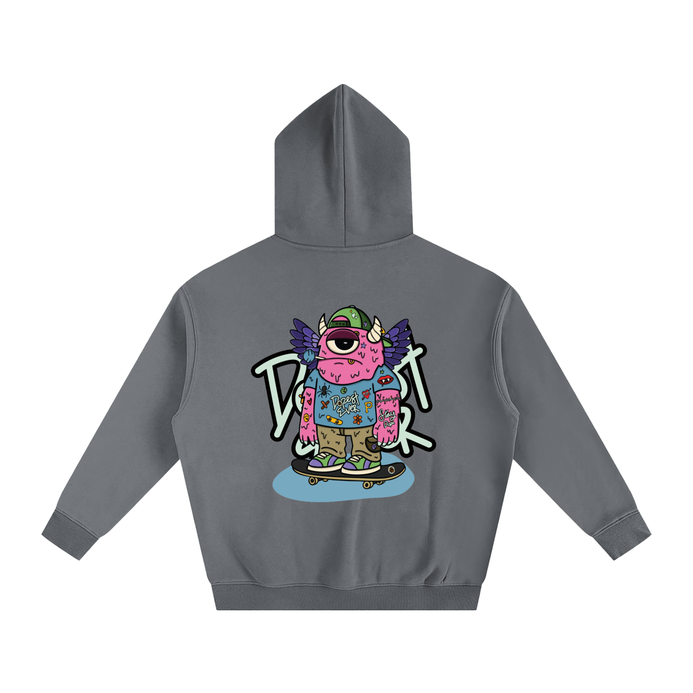 POPZ Oversize Fleeced Hoodie
