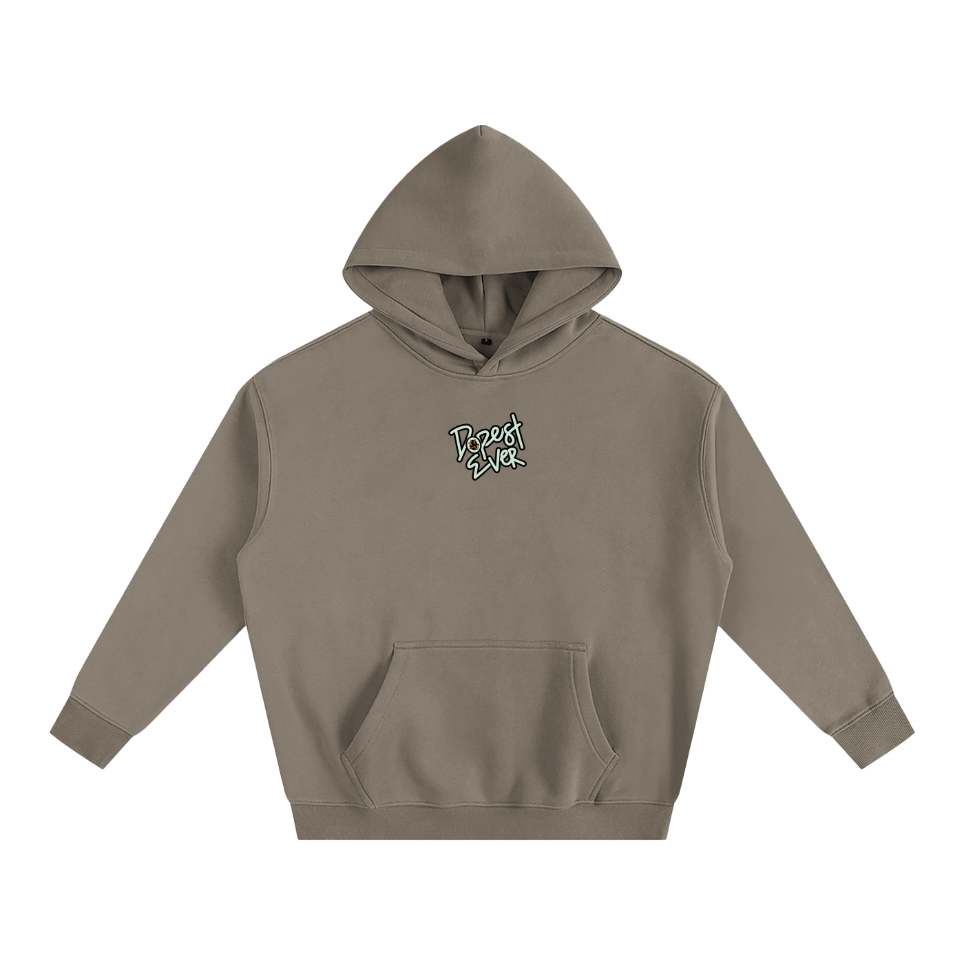 'Dopest Ever' Oversize Fleeced Hoodie