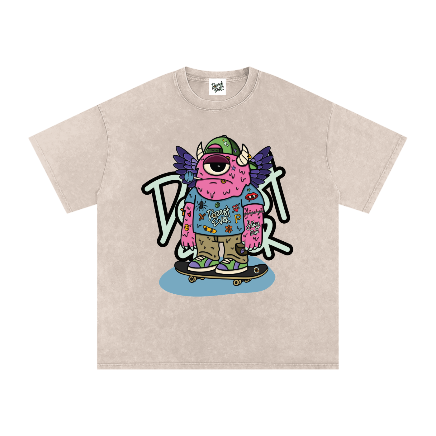POPZ Oversized Cotton T-Shirt
