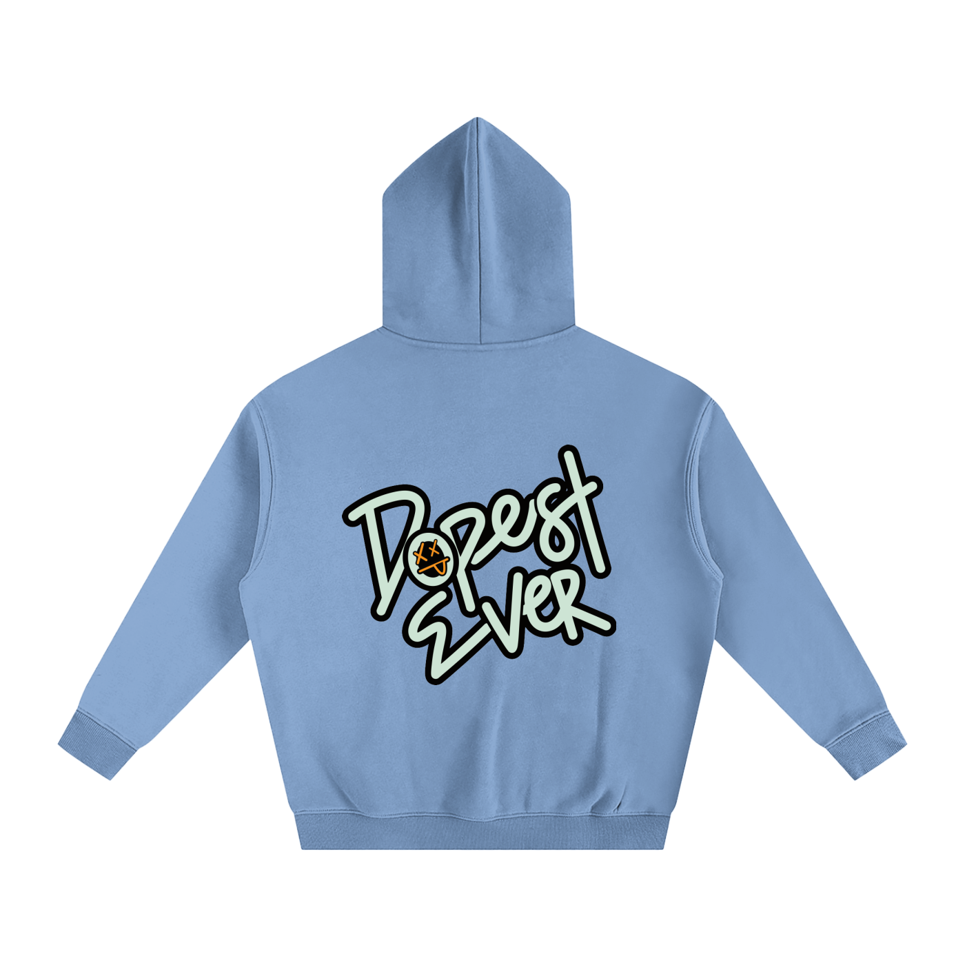 'Dopest Ever' Oversize Fleeced Hoodie