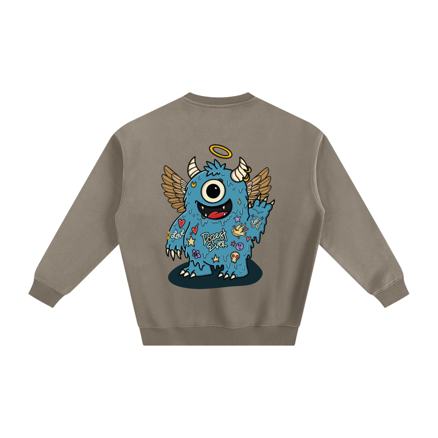 Freak Wave Fleeced Sweatshirt
