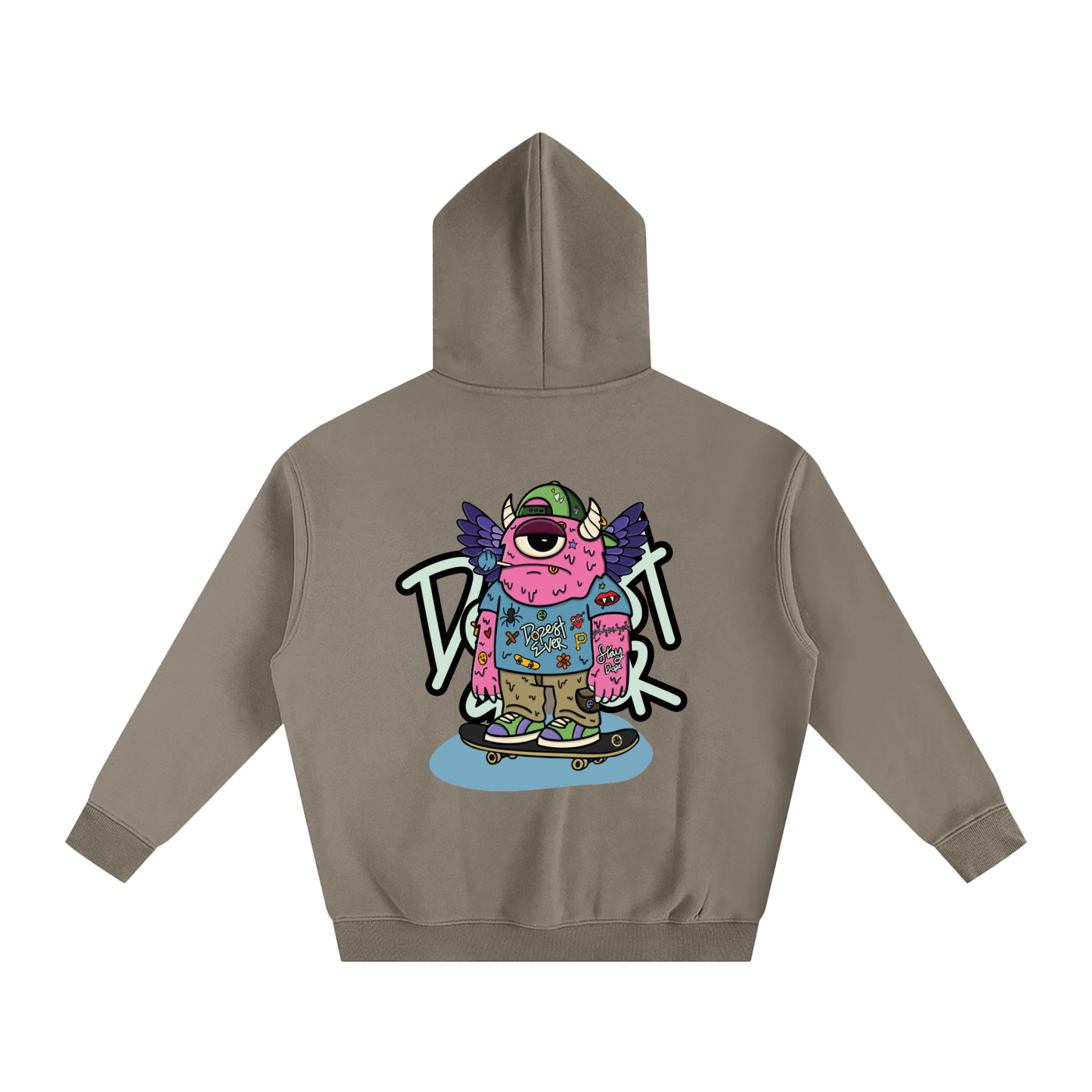 POPZ Oversize Fleeced Hoodie
