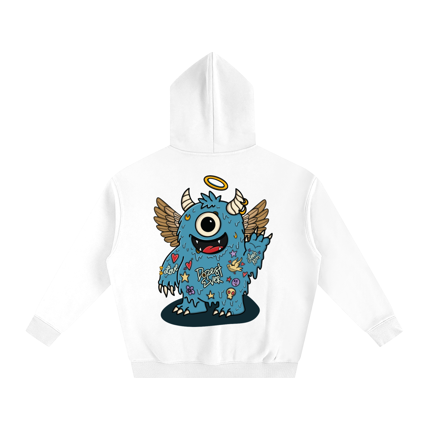 Freak Wave Oversize Fleeced Hoodie