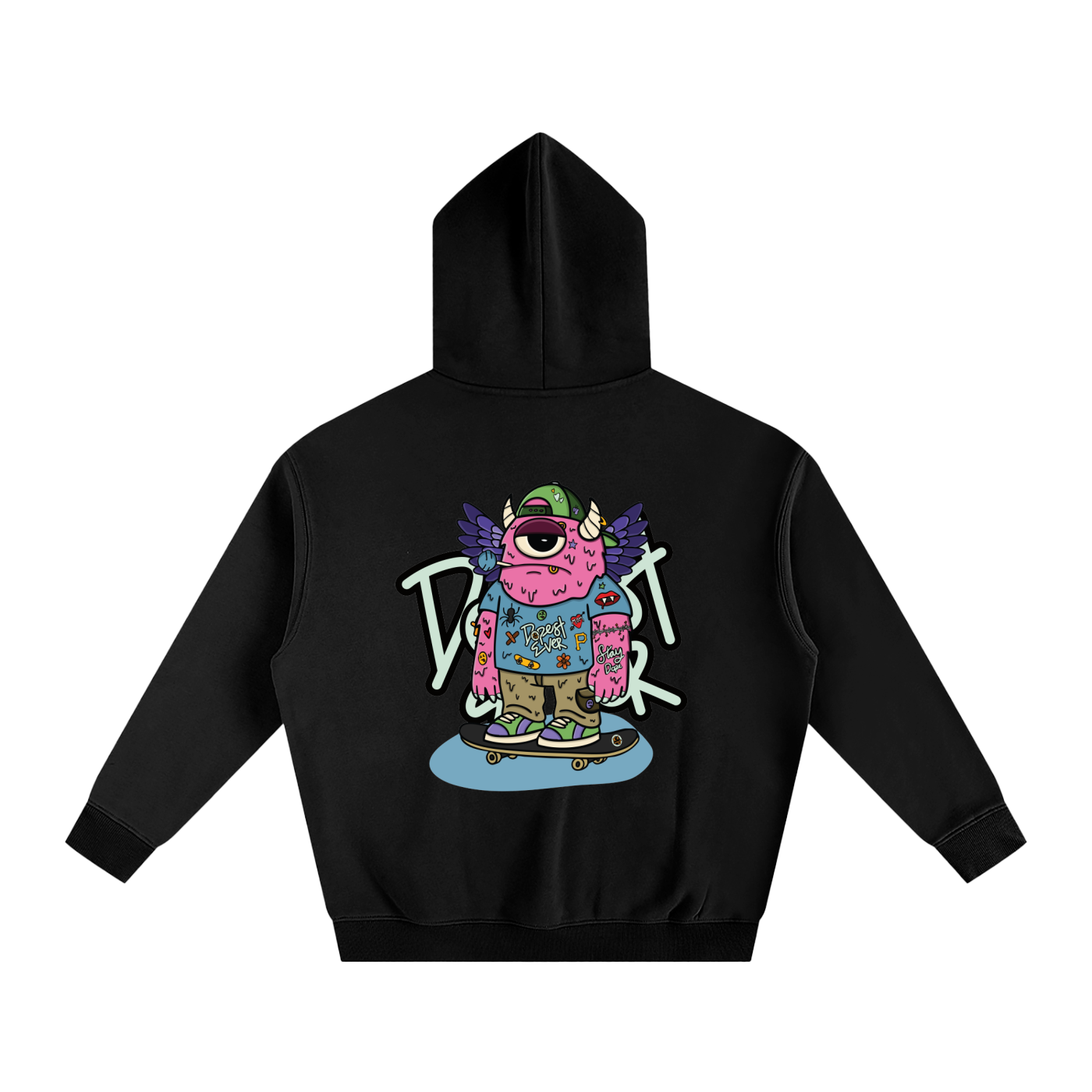 POPZ Oversize Fleeced Hoodie