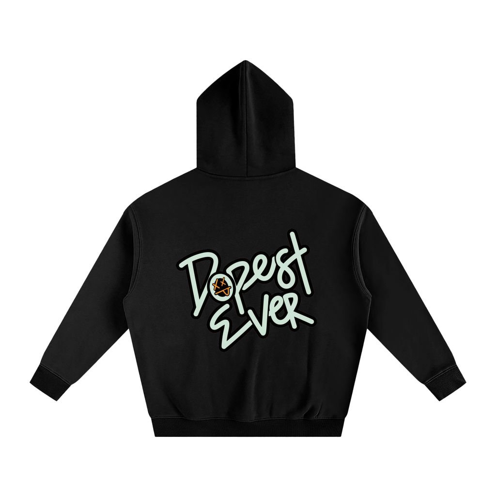 'Dopest Ever' Oversize Fleeced Hoodie