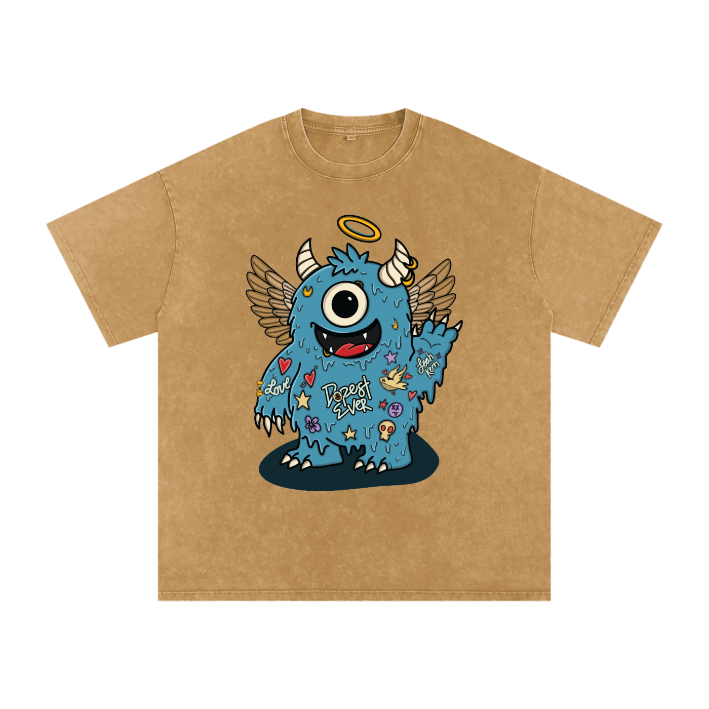 Freak Wave Oversized Cotton T-Shirt