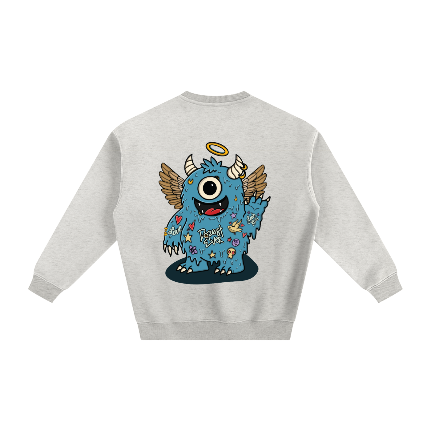 Freak Wave Fleeced Sweatshirt
