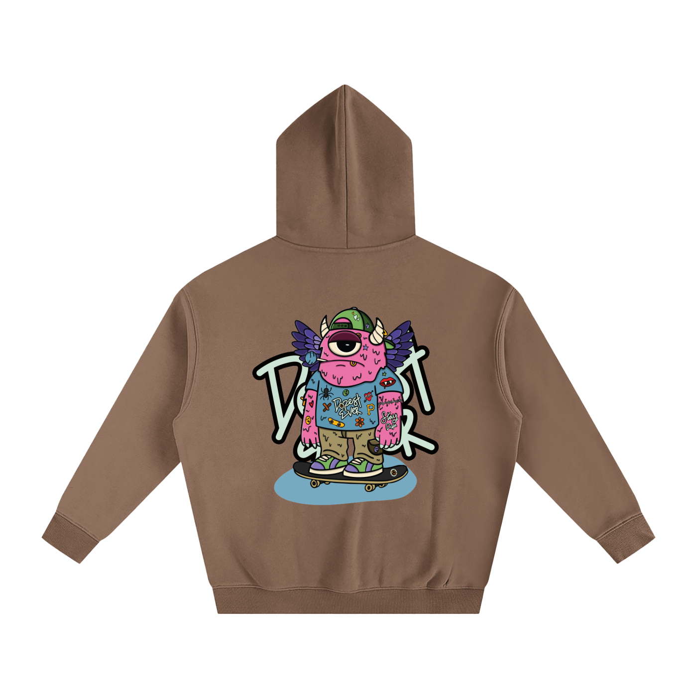 POPZ Oversize Fleeced Hoodie