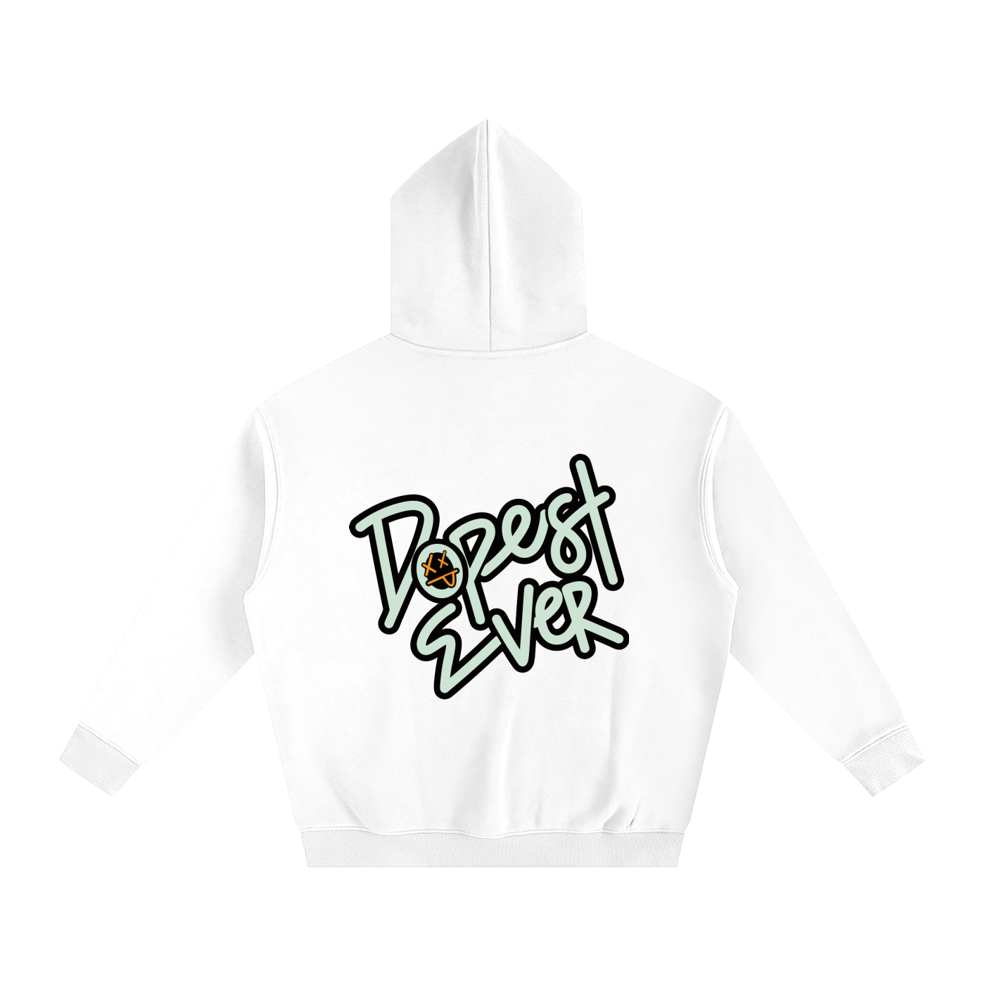 'Dopest Ever' Oversize Fleeced Hoodie