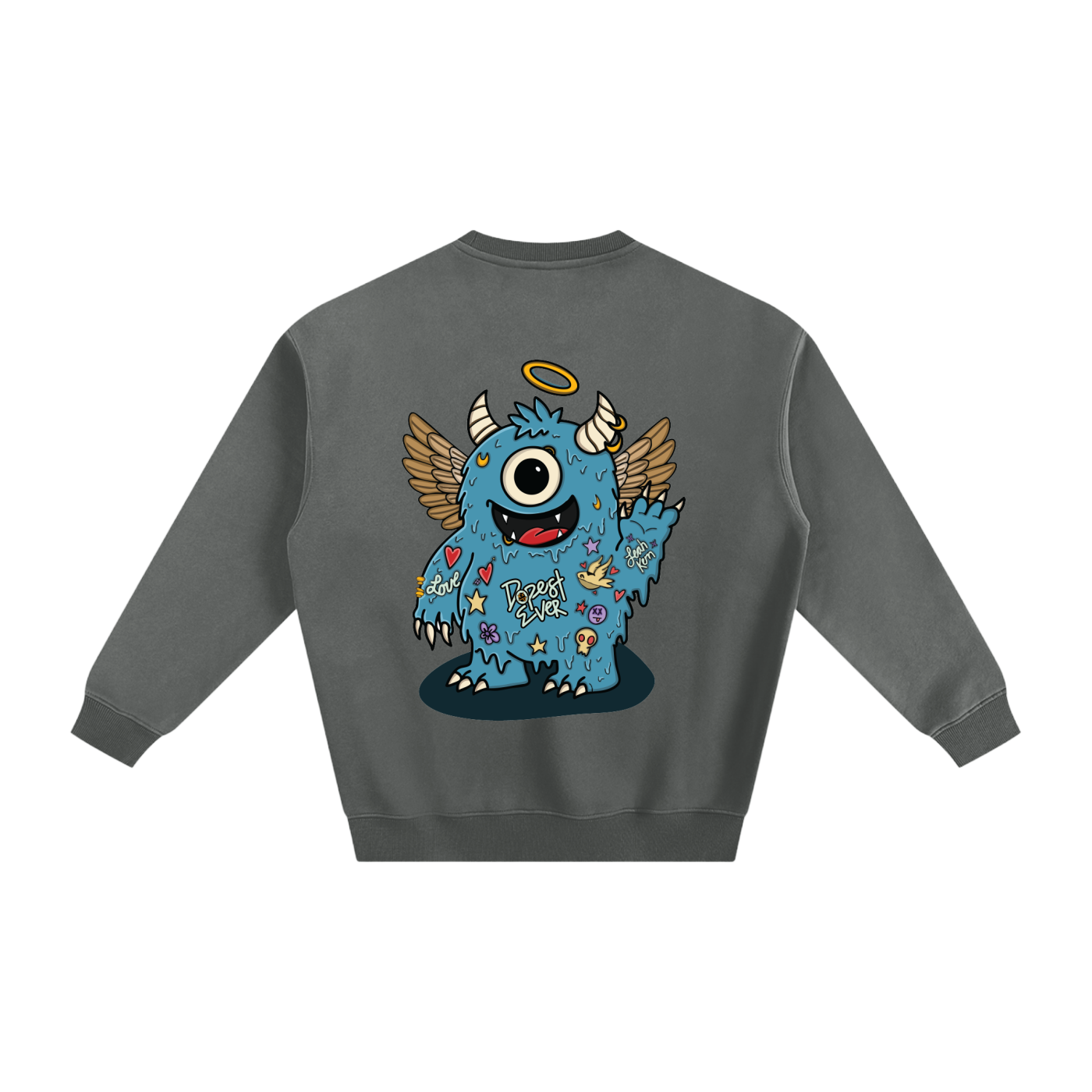 Freak Wave Fleeced Sweatshirt