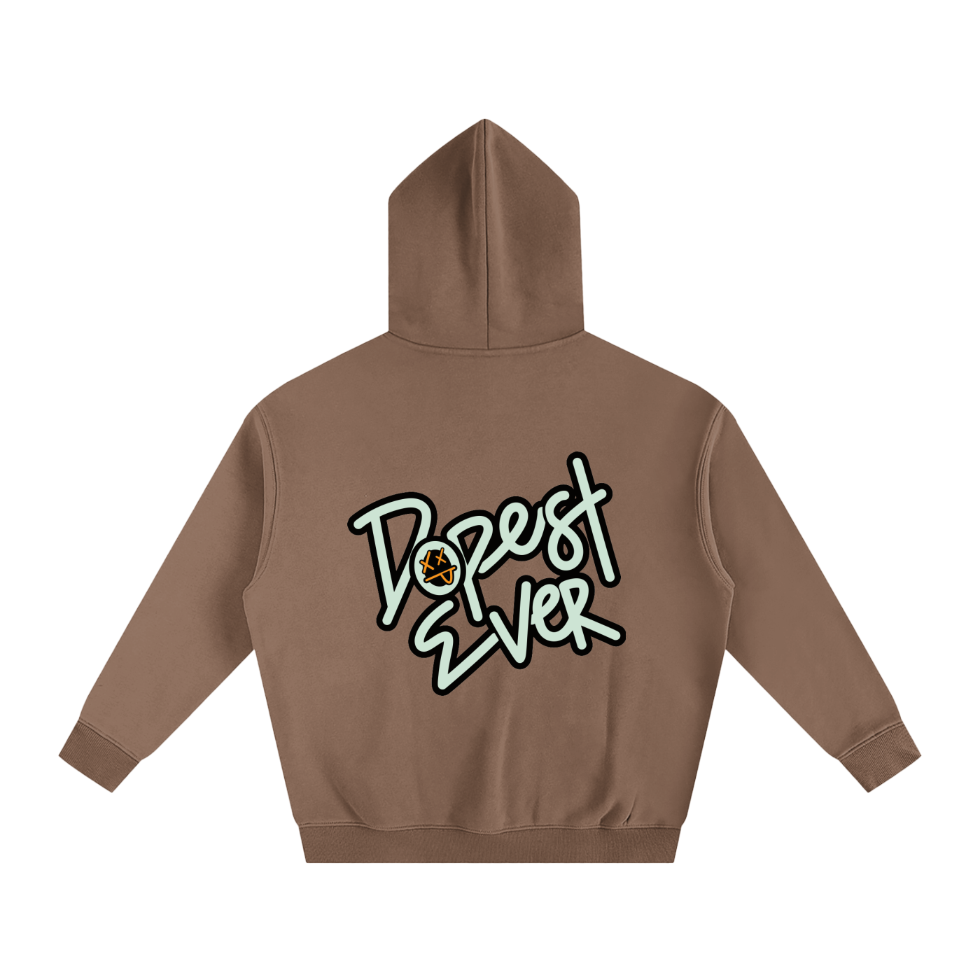 'Dopest Ever' Oversize Fleeced Hoodie