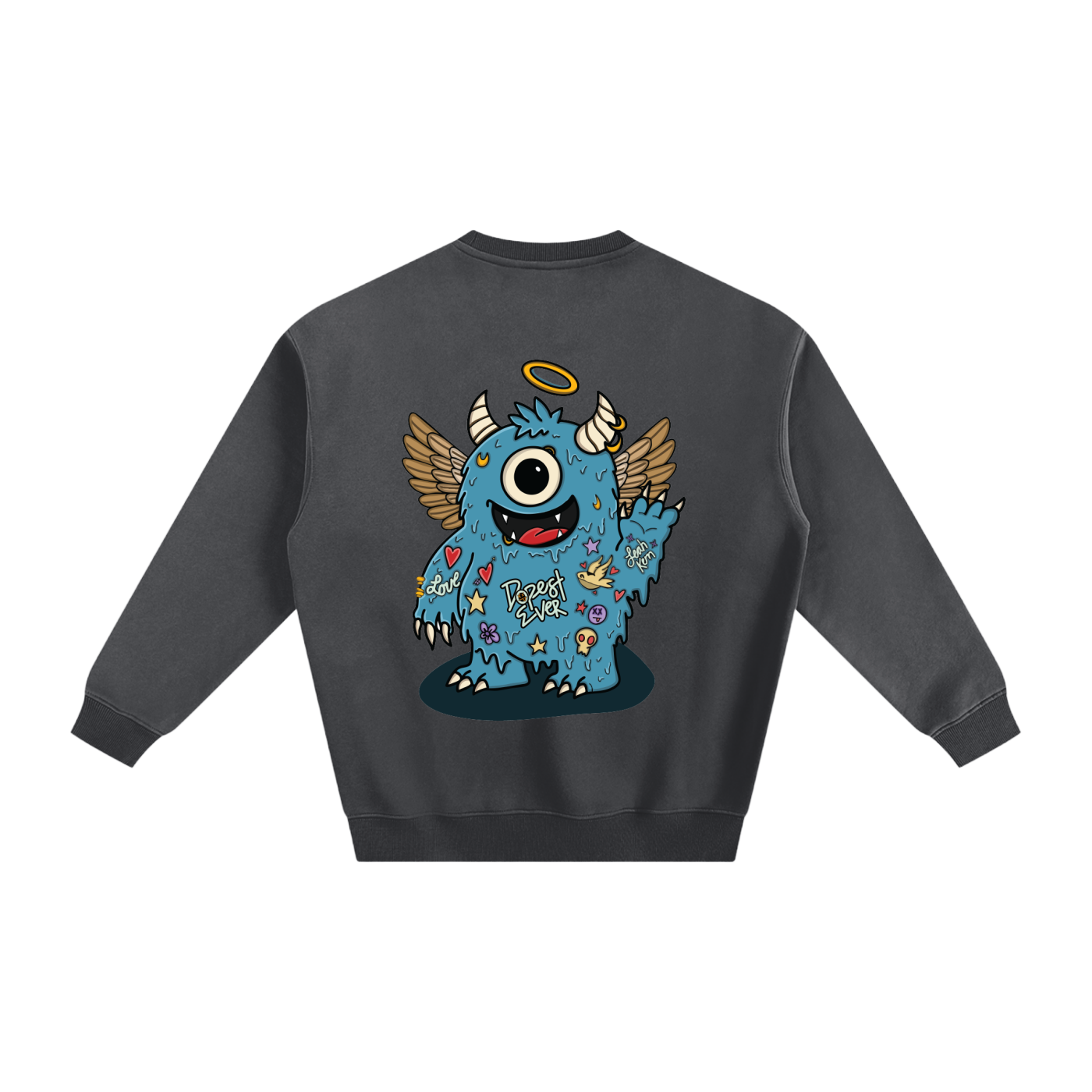 Freak Wave Fleeced Sweatshirt
